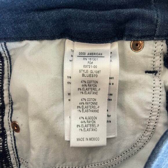 Good American Good Legs Skinny Jeans Medium/Dark Wash - Size 2/26 - Picture 5 of 5